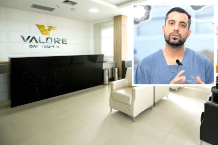 O mdico Rodrigo Bernardino, que realizou o procedimento em Thayane Oliveira Leal