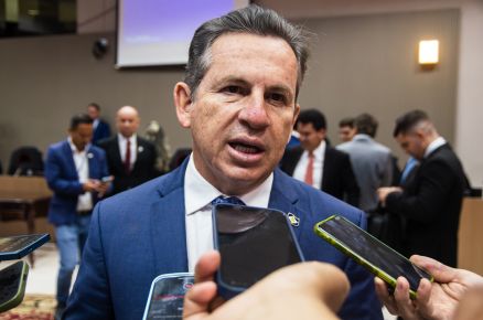 O governador Mauro Mendes, que prega boicote aos produtos franceses