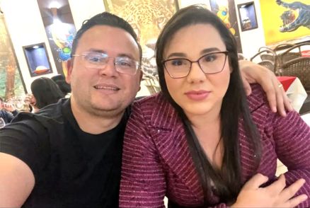 Robson Leal e Thayane Leal, em postagem nas redes sociais