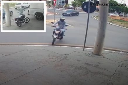 O assassino chegou em uma moto e fez os disparos