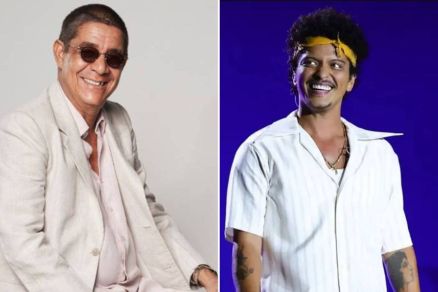 Zeca Pagodinho faz convite ap�s ver Bruno Mars bebendo um 'lat�o' em um bar de Belo Horizonte 