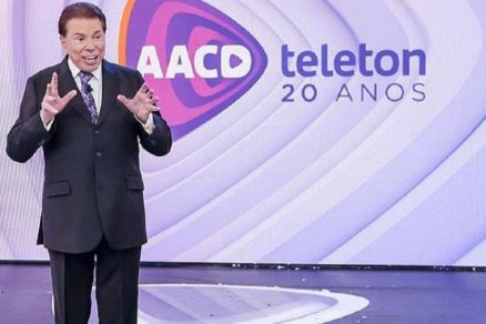 O apresentador Silvo Santos, que morreu em agosto deste ano