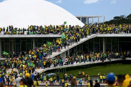 A invaso ocorrida no dia 8 de janeiro de 2023, na Esplanada dos Ministrios