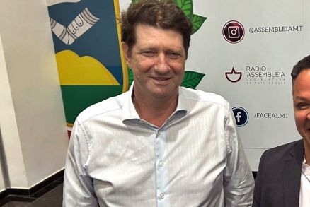 O empresrio Odlio Balbinotti Filho, alvo de ao de despejo em Alto Garas