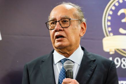 O ministro do STF Gilmar Mendes, que organiza o evento em Lisboa