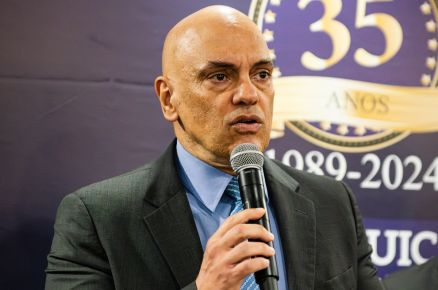 O ministro Alexandre de Moraes, que enviou a denncia  Primeira Turma 