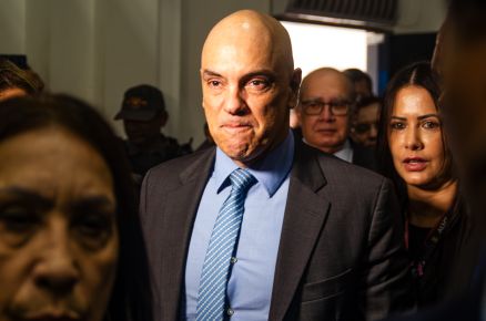 O ministro Alexandre de Moraes, que esteve em Cuiab nesta segunda