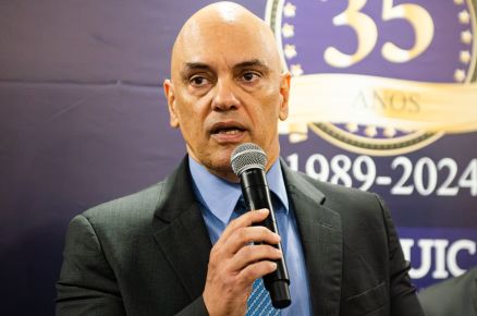 O ministro Alexandre de Moraes, que votou por tornar Bolsonaro ru