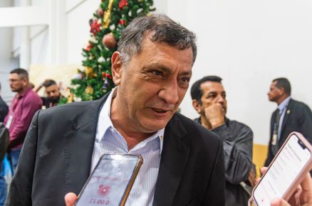 O prefeito de Diamantino Chico Mendes, que defendeu a cria��o do munic�pio