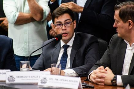 O procurador-geral de Justia Deosdete Cruz Jnior 