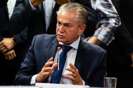 O desembargador Orlando Perri, que discursou em lanamento de programa