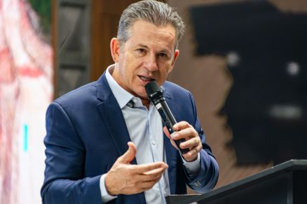 O governador Mauro Mendes disse estar � disposi��o para ajudar a Prefeitura de Cuiab� 