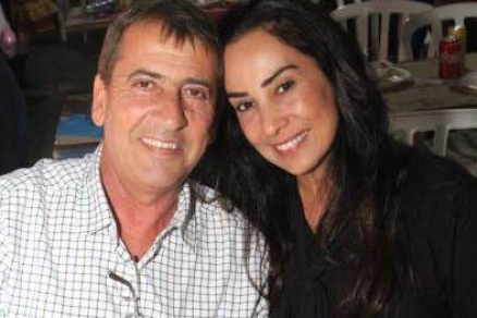 O casal de empresrio de Primavera do Leste, Cesar Jorge Sechi e Julinere Goulart Bentos