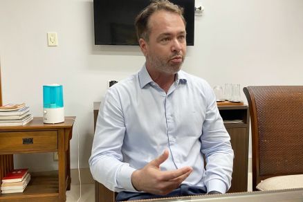 O candidato a vaga de Procurador Geral de Justi�a, promotor Rodrigo Fonseca