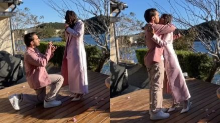 Diogo Melim pediu Nanda Caroll em casamento no Japo