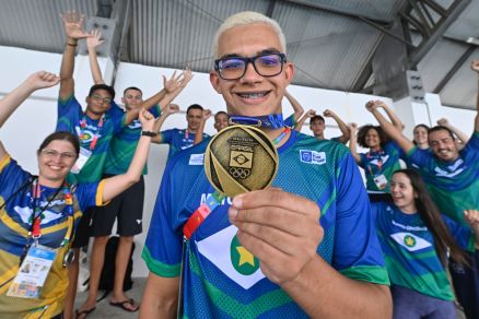 Jordan Torres, da nata��o, conquista duas medalhas na competi��o