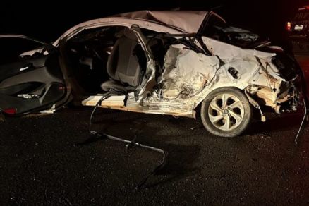 Uma pessoa morreu e quatro ficaram feridas em acidente na BR-163 em Sorriso