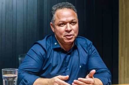 O prefeito eleito de Rondonpolis, Cludio Ferreira