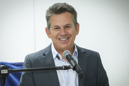 O governador de Mato Grosso Mauro Mendes