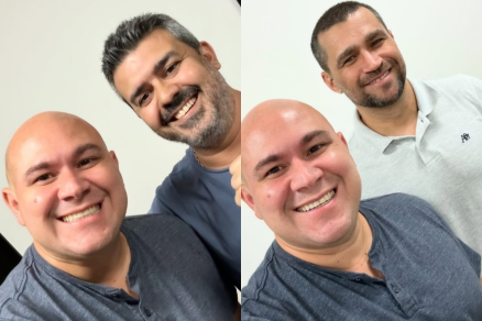 O futuro secretrio municipal de Incluso Social, Andrico Xavier, e o de Esportes, Jefferson Neves