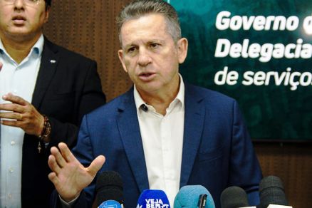 O governador Mauro Mendes, que se manifestou sobre o ICMS