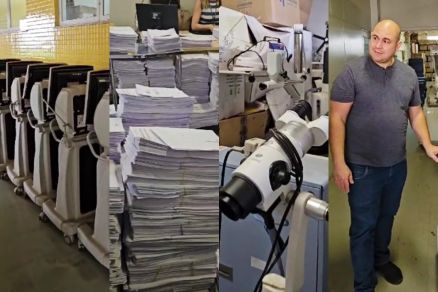 O prefeito eleito de Cuiab�, Abilio Brunini, que visitou o HMC e flagrou lota��o e aparelhos parados