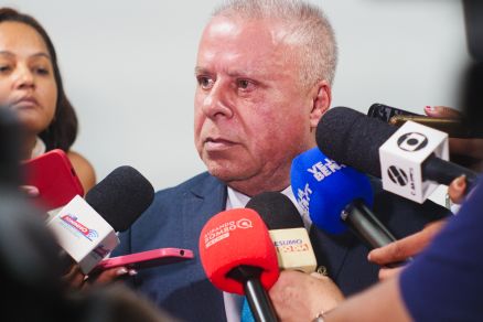 O vereador Chico 2000, que retornou � C�mara nesta ter�a