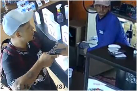 Vdeo mostra ao dos criminosos; um deles estava com revlver 