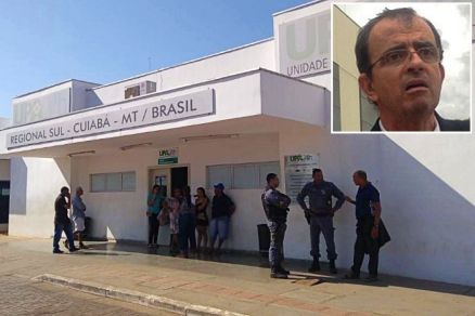 O m�dico Ruy de Souza Gon�alves (detalhe), que foi preso ap�s den�ncia da paciente
