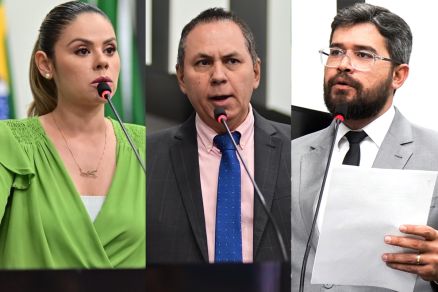 Os vereadores Michelly Alencar, Dilemar Alencar e Fellipe Corra criticaram o projeto de resoluo