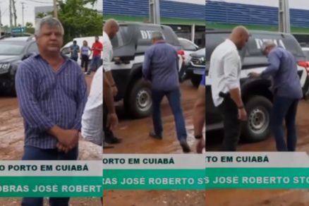 O momento em que o vice-prefeito  preso na Capital