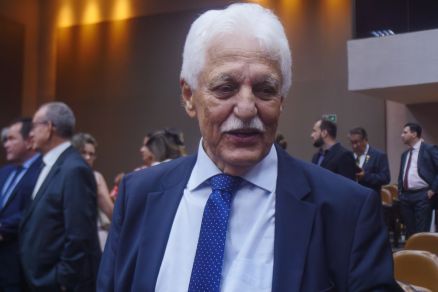 O magistrado aposentado Paulo da Cunha, que atua como advogado aps deixar o TJ-MT (Foto: Victor Ostetti/MidiaNews)