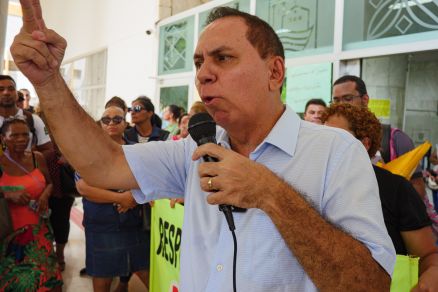 O vereador Dilem�rio Alencar, que falou sobre atraso salarial de servidores da Sa�de