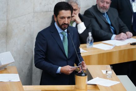 O prefeito de So Paulo, Ricardo Nunes