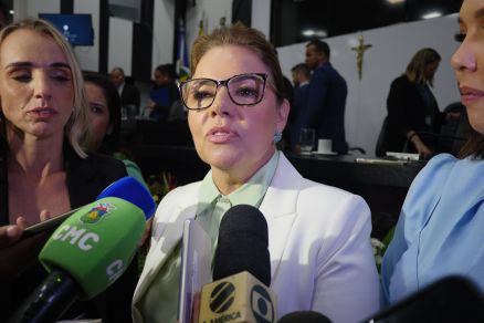 A presidente da Cmara Municipal, Paula Calil