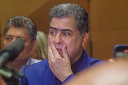 O ex-prefeito de Cuiab, Emanuel Pinheiro, que se irritou com comparao em entrevista