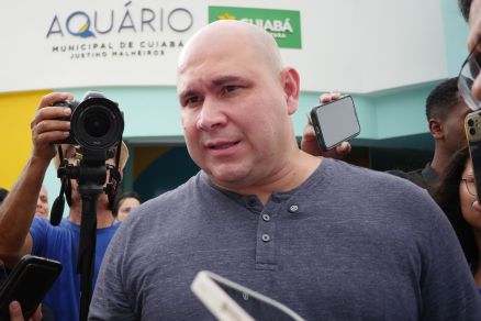 O prefeito de Cuiab Abilio Brunini, que falou sobre a criao da Guarda Municipal