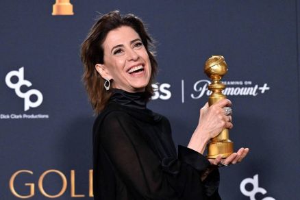 Fernanda Torres com Globo de Ouro 