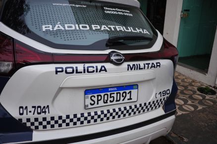 Priso do suspeito foi realizada pela Polcia Militar