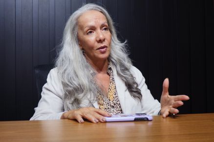 A mdica pediatra Lcia Helena, que esteve a frente da Pasta por sete meses