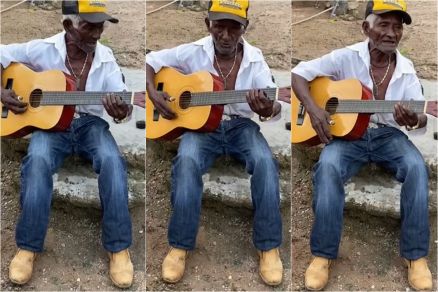 Um dos vdeos em que Santinho viralizou; ele est em um hospital em Pontes e Lacerda