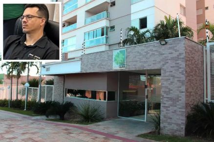 No detalhe, Ivanildo de Souza Queiroz, que morreu ao se jogar de um prdio em Cuiab 