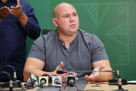 O prefeito de Cuiab�, Abilio Brunini, que falou sobre apoio de servidores