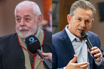 O desembargador Jos Zuquim Nogueira e o governador Mauro Mendes