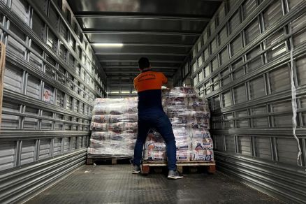 Mantimentos foram despachados neste s�bado (18)