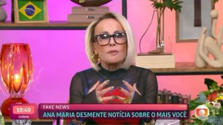 Ana Maria Braga � a comandante do Mais Voc�, da TV Globo 