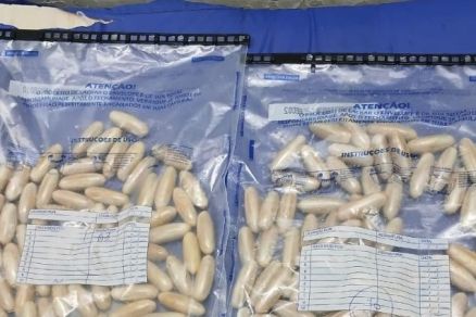 As drogas expelidas pelos traficantes