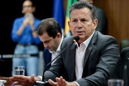 O governador Mauro Mendes, que vetou projeto que colocaria meio ambiente em risco