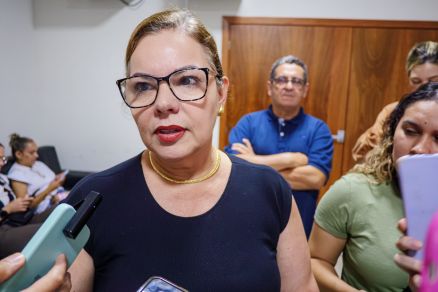 A vereadora Paula Calil (PL), presidente da Cmara Municipal de Cuiab