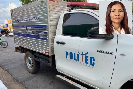 A enfermeira Juliete Gomes da Silva Angelim (detalhe), que morreu em Cuiab